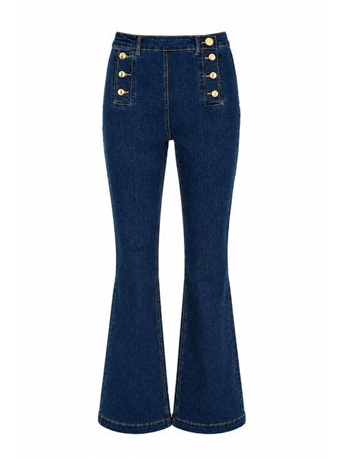 Jeans in denim con bottoni in metallo NO SECRETS | 261NS000STONE